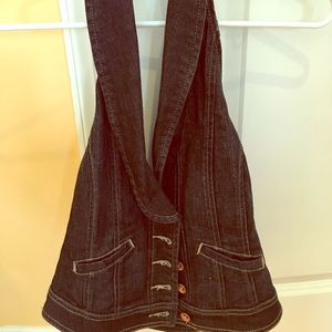 Cute Denim Women's Vest